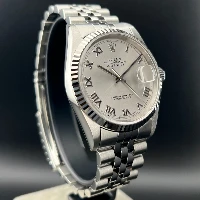 Rolex Datejust 36mm Rhodium Romani Jubilee