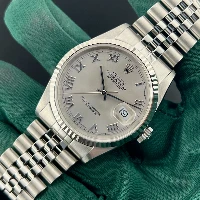 Rolex Datejust 36mm Rhodium Romani Jubilee