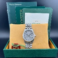 Rolex Datejust 36mm Rhodium Romani Jubilee