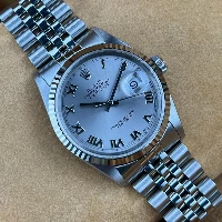 Rolex Datejust 36mm Rhodium Romani Jubilee