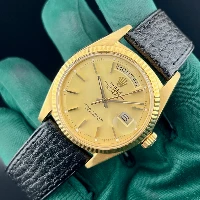 Rolex Day Date Yellow Gold 18k Cinturino Pelle