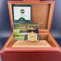 Rolex Day Date Yellow Gold 18k Cinturino Pelle