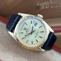 Rolex Day Date Yellow Gold 18k Cinturino Pelle