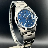 Rolex Oyster Perpetual Date 34mm Blu Arabi