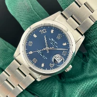 Rolex Oyster Perpetual Date 34mm Blu Arabi