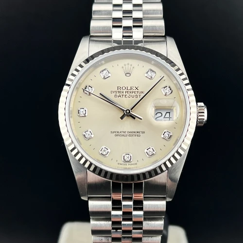 Rolex Datejust 36mm Silver Brillanti