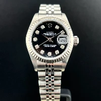 Rolex Lady Datejust 26mm Jubilee Nero Brillanti