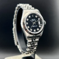 Rolex Lady Datejust 26mm Jubilee Nero Brillanti