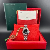 Rolex Lady Datejust 26mm Jubilee Nero Brillanti