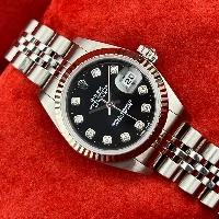 Rolex Lady Datejust 26mm Jubilee Nero Brillanti