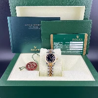 Rolex Lady Datejust 26mm Acciaio & Oro Nero Brillanti