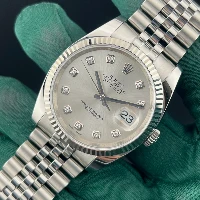 Rolex Datejust 36mm Jubilee Silver Brillanti