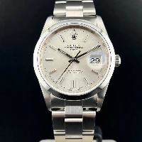 Rolex Oyster Perpetual Date 34mm Silver Indici