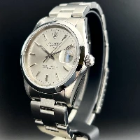 Rolex Oyster Perpetual Date 34mm Silver Indici