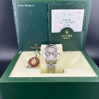 Rolex Oyster Perpetual Date 34mm Silver Indici