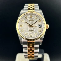 Rolex Datejust 31mm Acciaio & Oro Computer Silver Brillanti