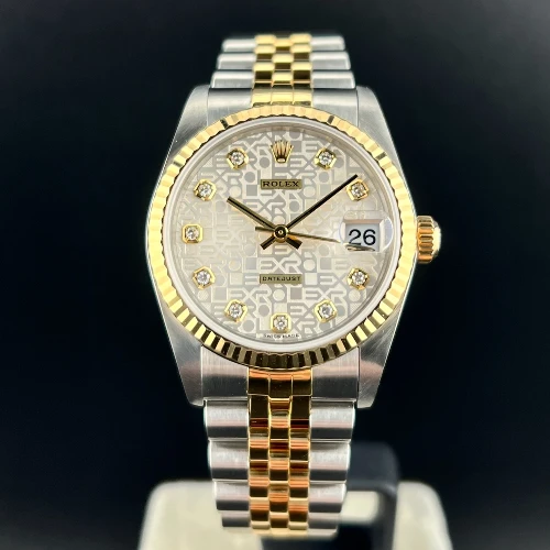 Rolex Datejust 31mm Acciaio & Oro Computer Silver Brillanti