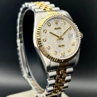 Rolex Datejust 31mm Acciaio & Oro Computer Silver Brillanti