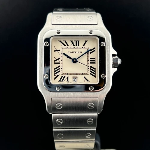 Cartier Santos Galbée Acciaio Medium