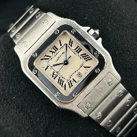 Cartier Santos Galbée Acciaio Medium