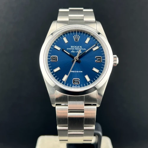 Rolex Air King Blu 3-6-9