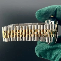 Rolex Datejust 36mm Acciaio/oro Nero Brillanti