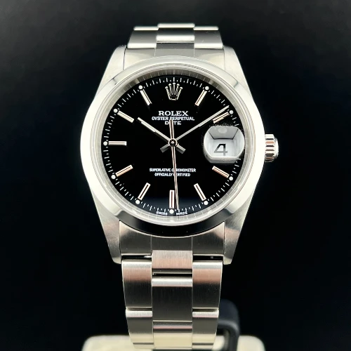 Rolex Oyster Perpetual Date 34mm Nero Indici