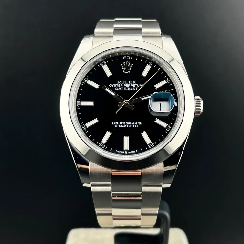 Rolex Datejust 41mm Oyster Nero Indici