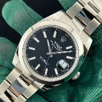 Rolex Datejust 41mm Oyster Nero Indici