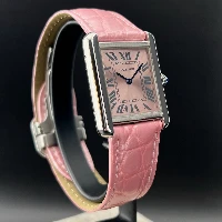 Cartier Tank Solo Rosa Coccodrillo Rosa