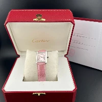 Cartier Tank Solo Rosa Coccodrillo Rosa