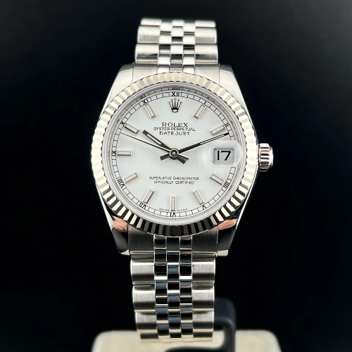 Rolex Datejust 31mm Bianco Indici Jubilee