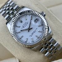Rolex Datejust 31mm Bianco Indici Jubilee