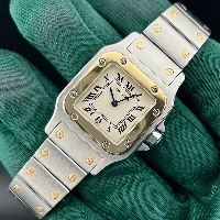 Cartier Santos Galbée Acciaio & Oro