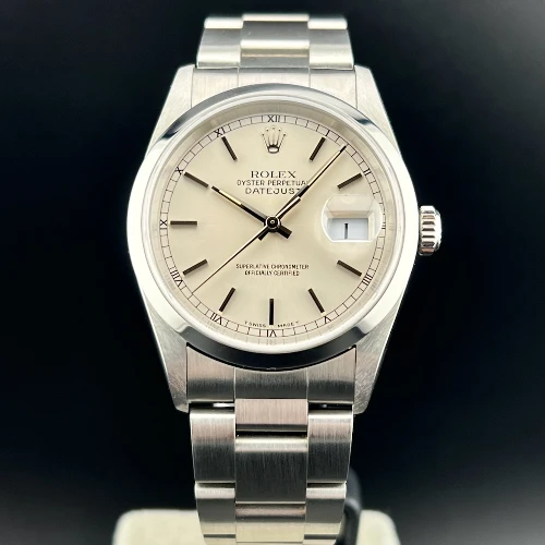 Rolex Datejust 36mm Silver Indici Oyster