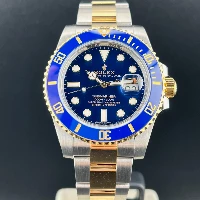 Rolex Submariner Date Acciaio & oro Ceramica Blu