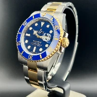 Rolex Submariner Date Acciaio & oro Ceramica Blu