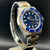 Rolex Submariner Date Acciaio & oro Ceramica Blu
