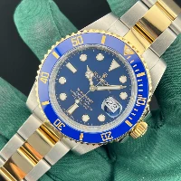 Rolex Submariner Date Acciaio & oro Ceramica Blu