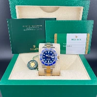 Rolex Submariner Date Acciaio & oro Ceramica Blu