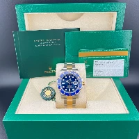 Rolex Submariner Date Acciaio & oro Ceramica Blu