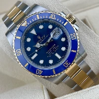 Rolex Submariner Date Acciaio & oro Ceramica Blu