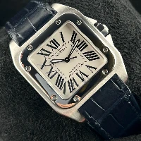 Cartier Santos 100 Medium Steel