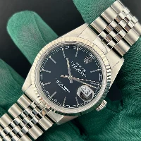 Rolex Datejust 36mm Nero Indici Jubilee