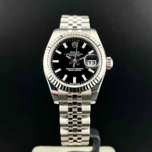 Rolex Lady Datejust 26mm Nero Indici