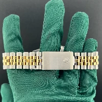 Rolex Datejust 36mm Acciaio/oro Nero Brillanti