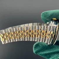 Rolex Datejust 36mm Acciaio/oro Nero Brillanti