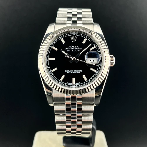 Rolex Datejust 36mm Jubilee Nero Indici