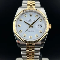 Rolex Datejust 36mm Acciaio/oro Bianco Brillanti