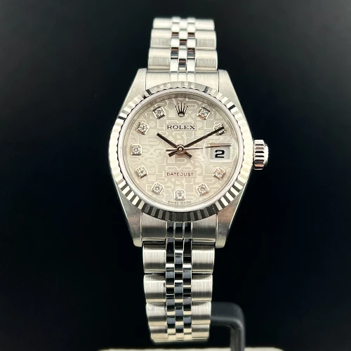 Rolex Lady Datejust 26mm Jubilee Silver Computer Brillanti